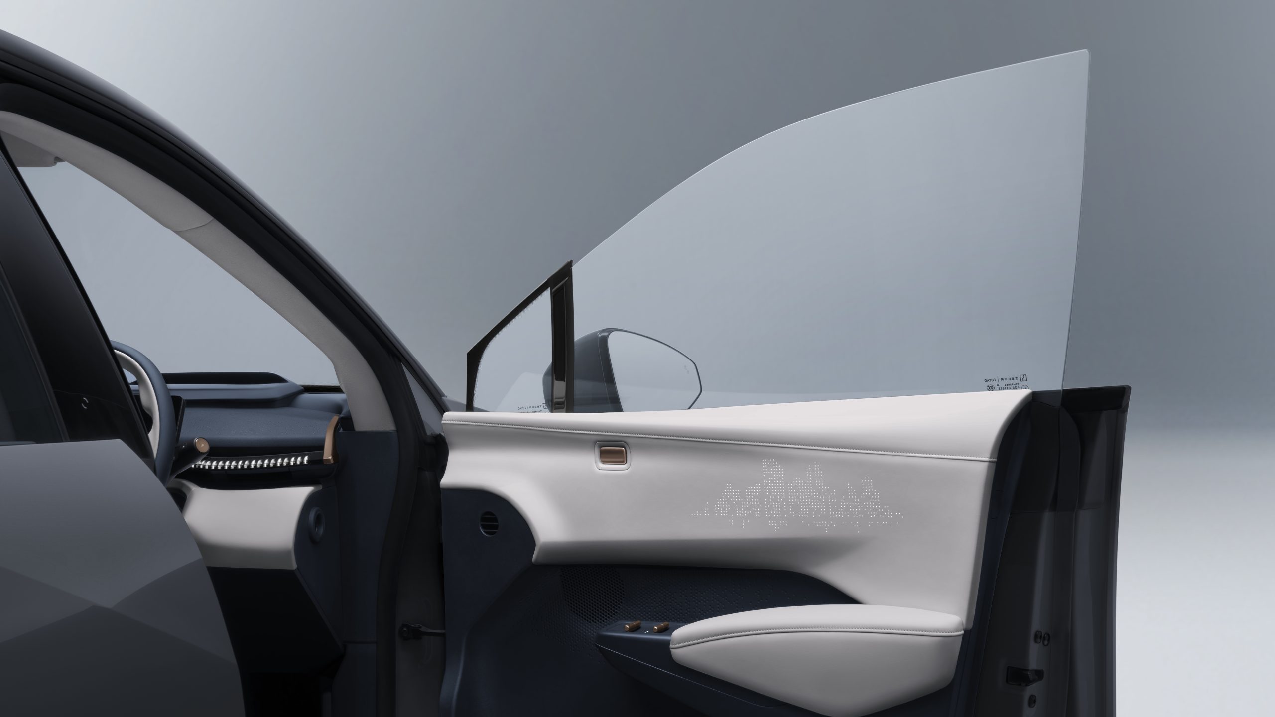 Zeekr Sydney ZEEKR X Main drivers door WHITE product image Electric Car EV