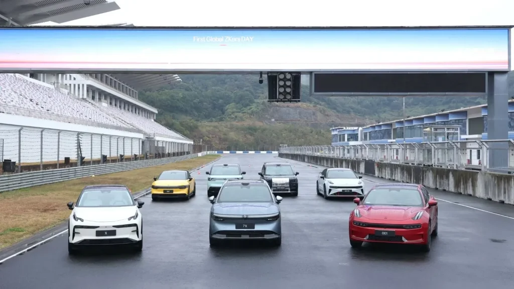 Zeekr Sydney zeekr model lineup tablet product image Electric Car EV